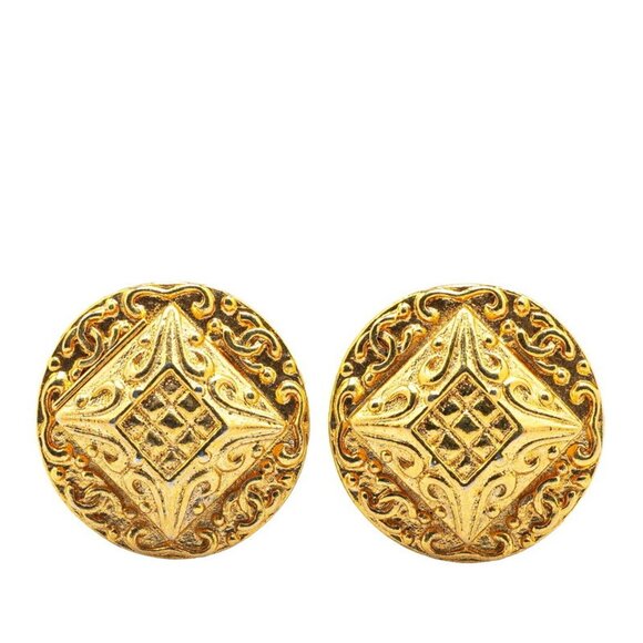 CHANEL Gold Earrings - Picture 1 of 3